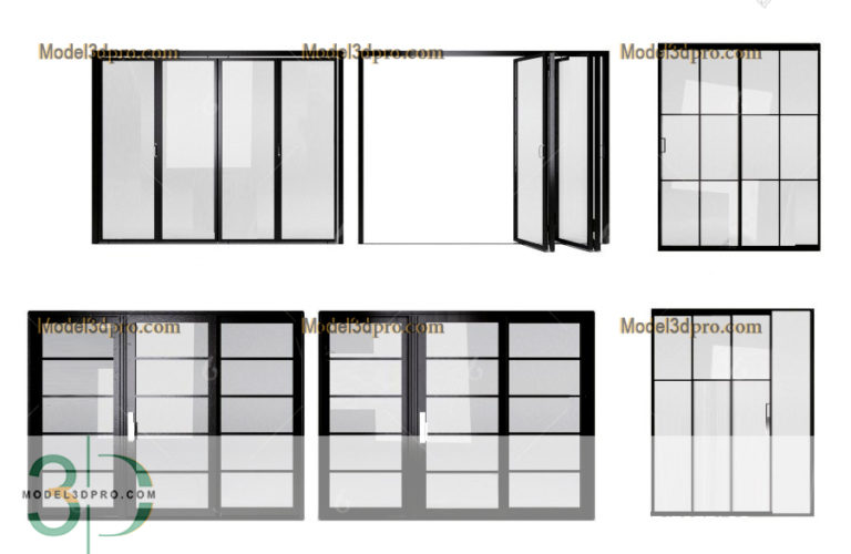 MODEL Door Glass1 – NghiaHouse