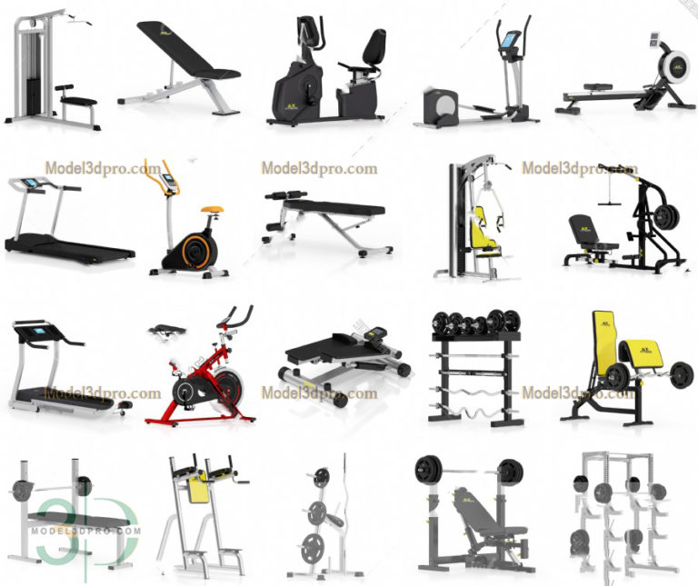 [Free3dmodels] MODEL 3D Gym – Model3dpro.com