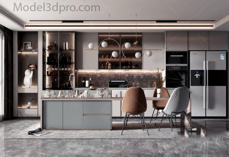 Kitchen Free 3D Models download