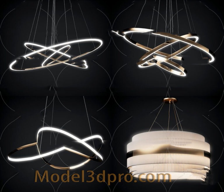 [Free3dmodels] MODEL 3D Ceilling light – Model3dpro.com