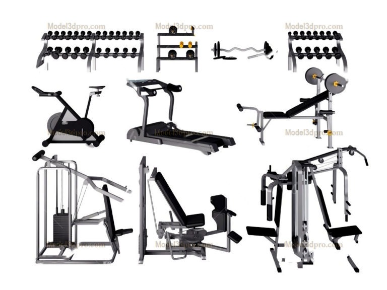 [Free3dmodels] MODEL 3D Gym – Model3dpro.com