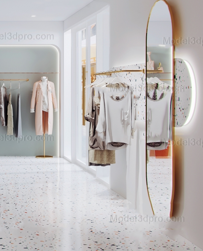3D Scenes Shop Cloth – Model3dpro.com - 3D models - Free 3D Models - 3d ...