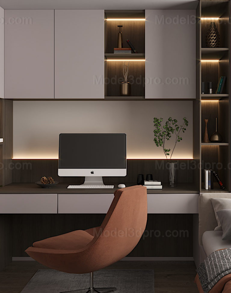 3D Model Maker Bedroom Model3dpro Com 3D Models Free 3D Models   2 4 768x974 