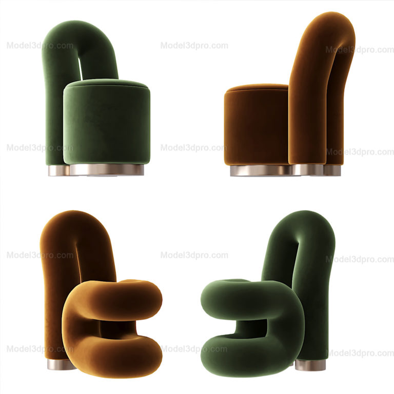 3D free models Armchair – Model3dpro.com