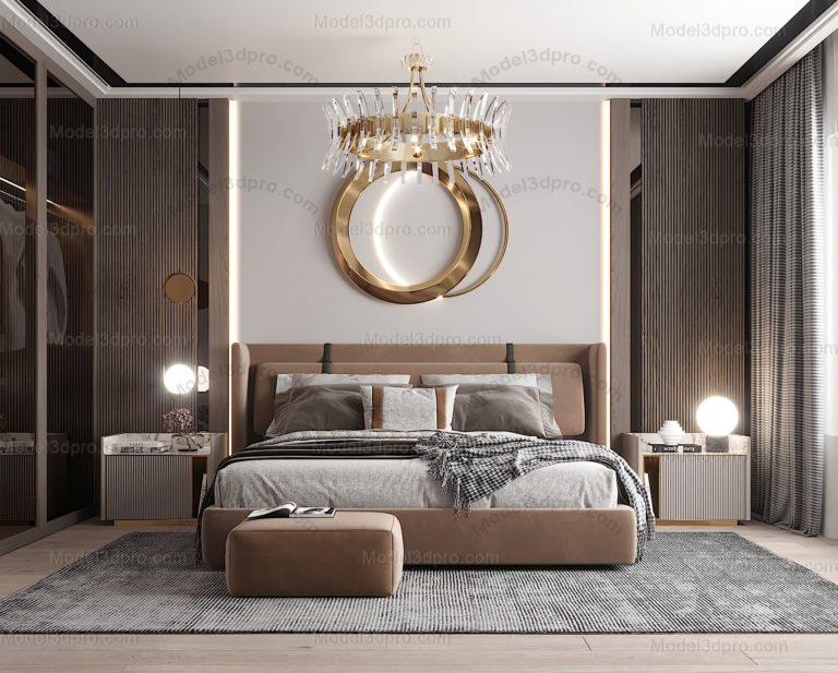 3d bedroom design free