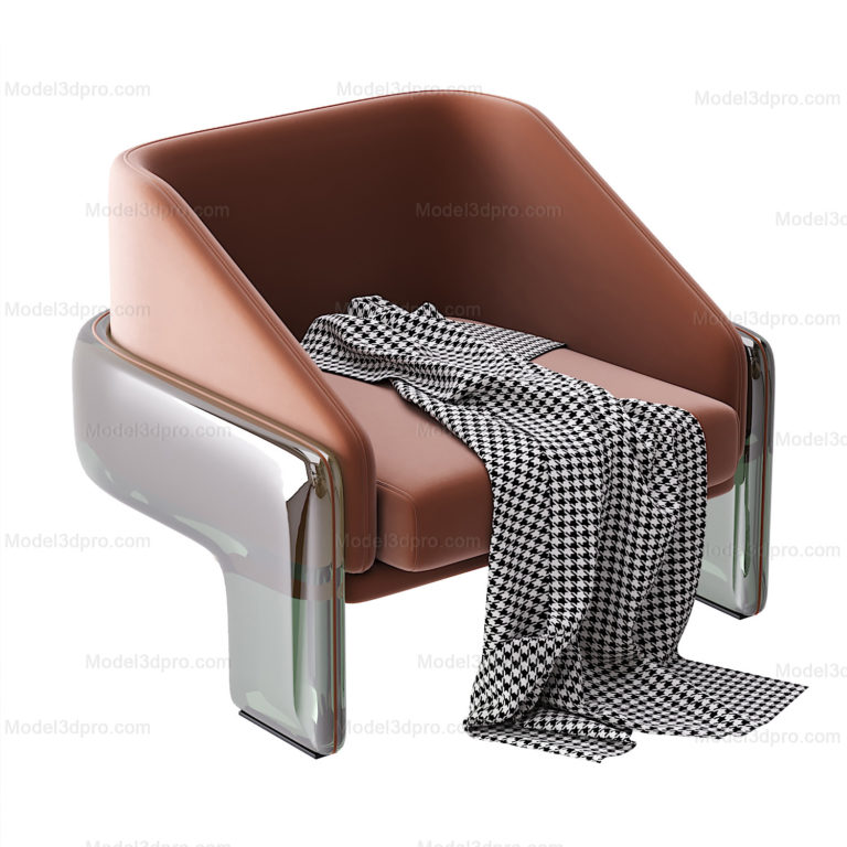 3D Free Armchair – Model3dpro.com