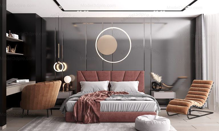 3d bedroom design free