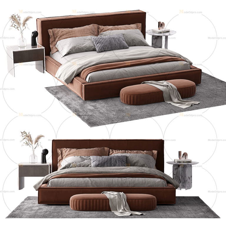 3d bed free download – Model3dpro.com