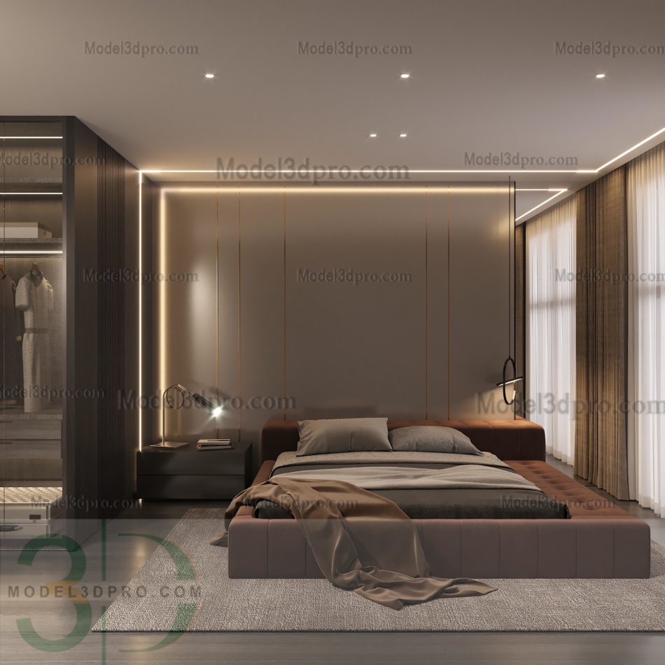 bedroom 3d model - 3D models - Free 3D Models - 3d model - Free 3d