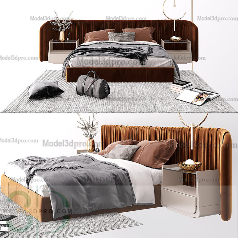 3D Luxury Bed Models