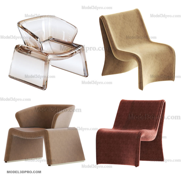 design 3d model online free Armchair