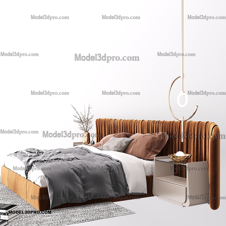 3D Luxury Bed Models