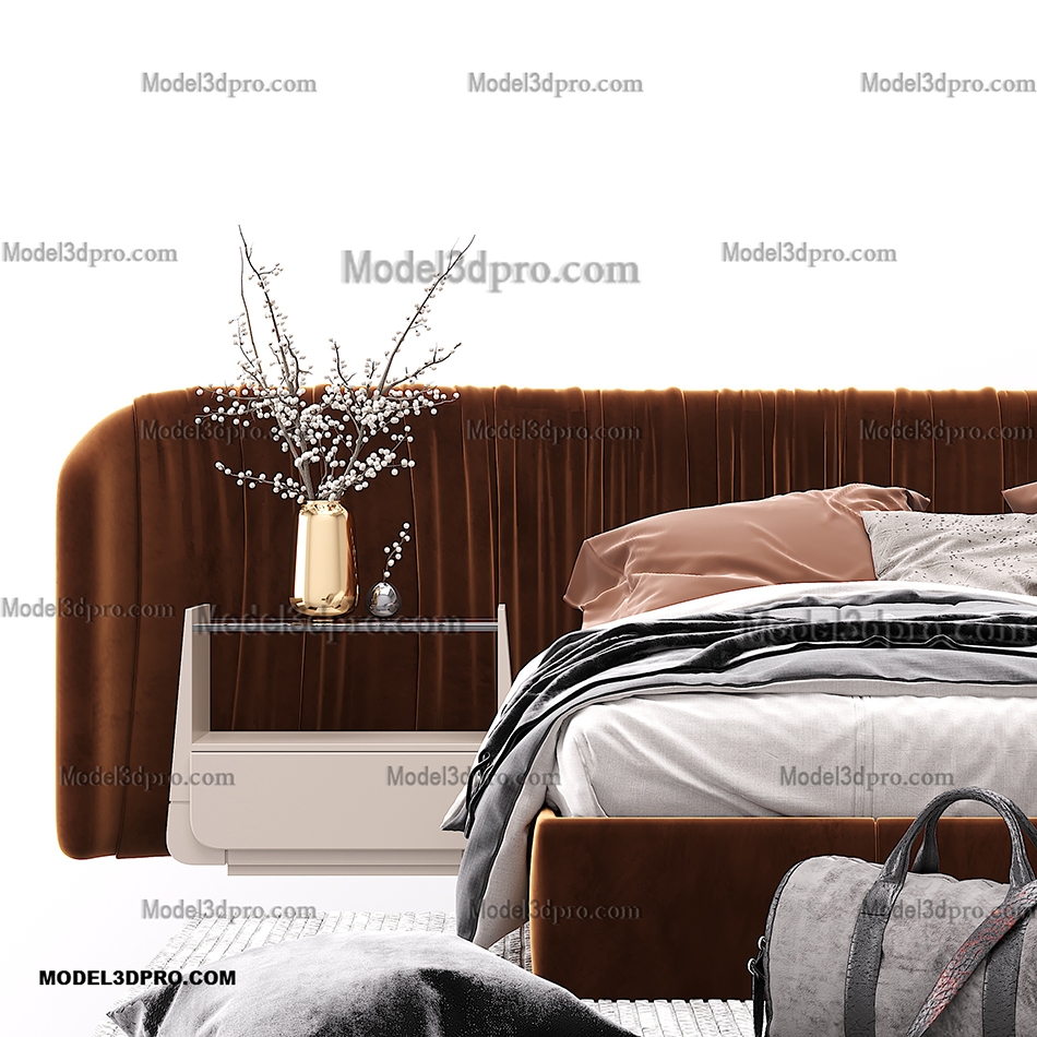 3D Luxury Bed Models