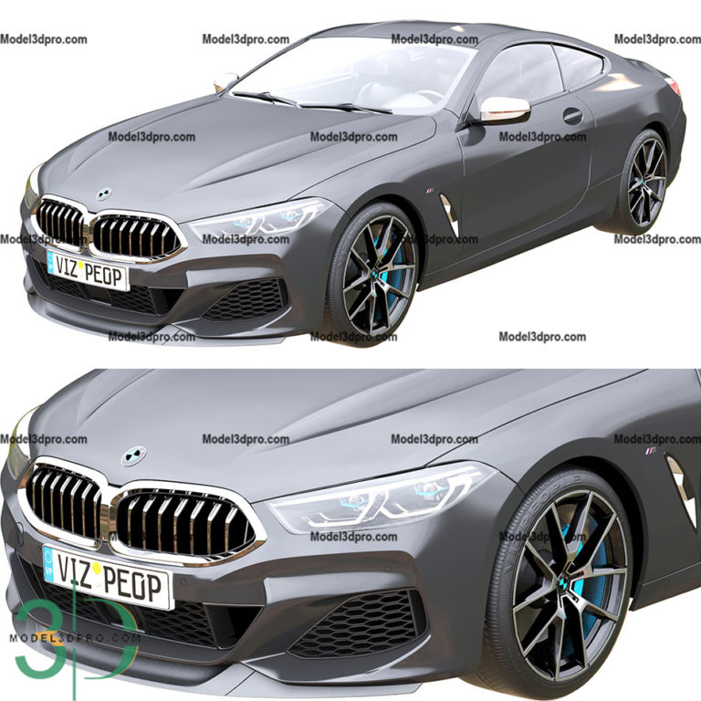 car 3d model BMW8