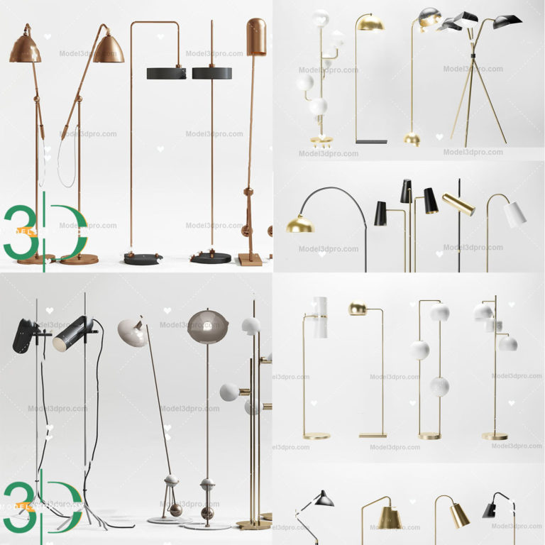 3D Models Floor lamps