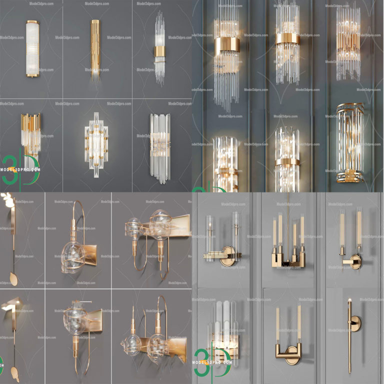 Wall lamp 3d models