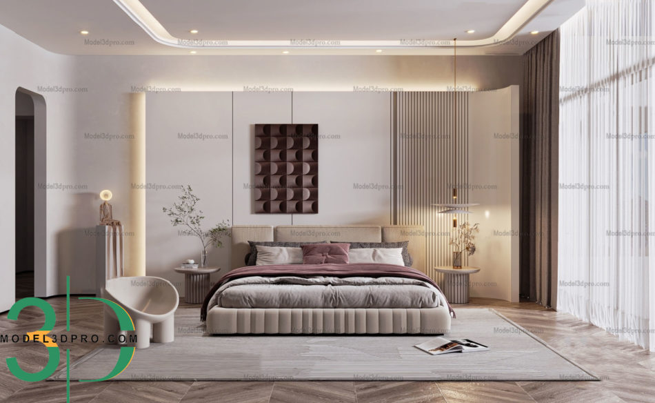 Free 3d Bedroom - 3D models - Free 3D Models - 3d model - Free 3d