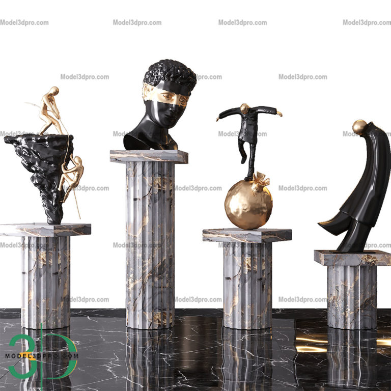 free 3d models Decor sculpture