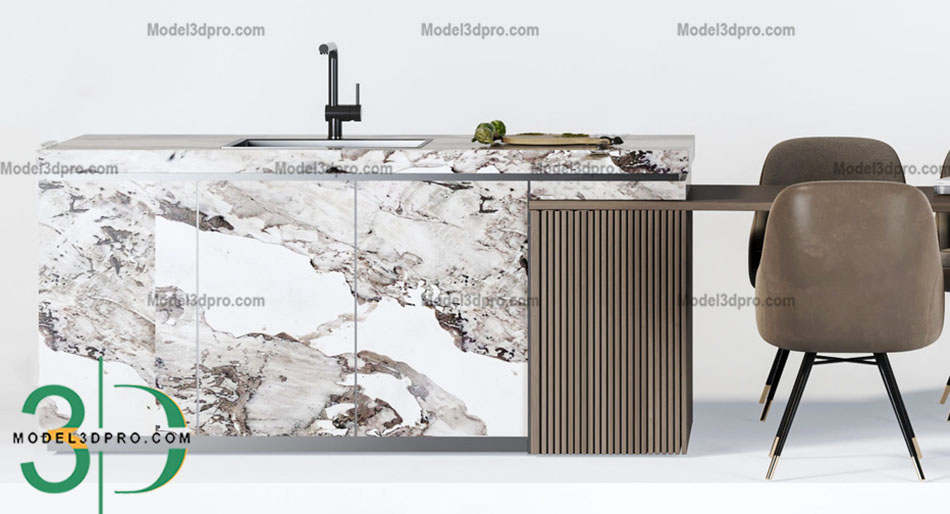 kitchen cabinets 3d model