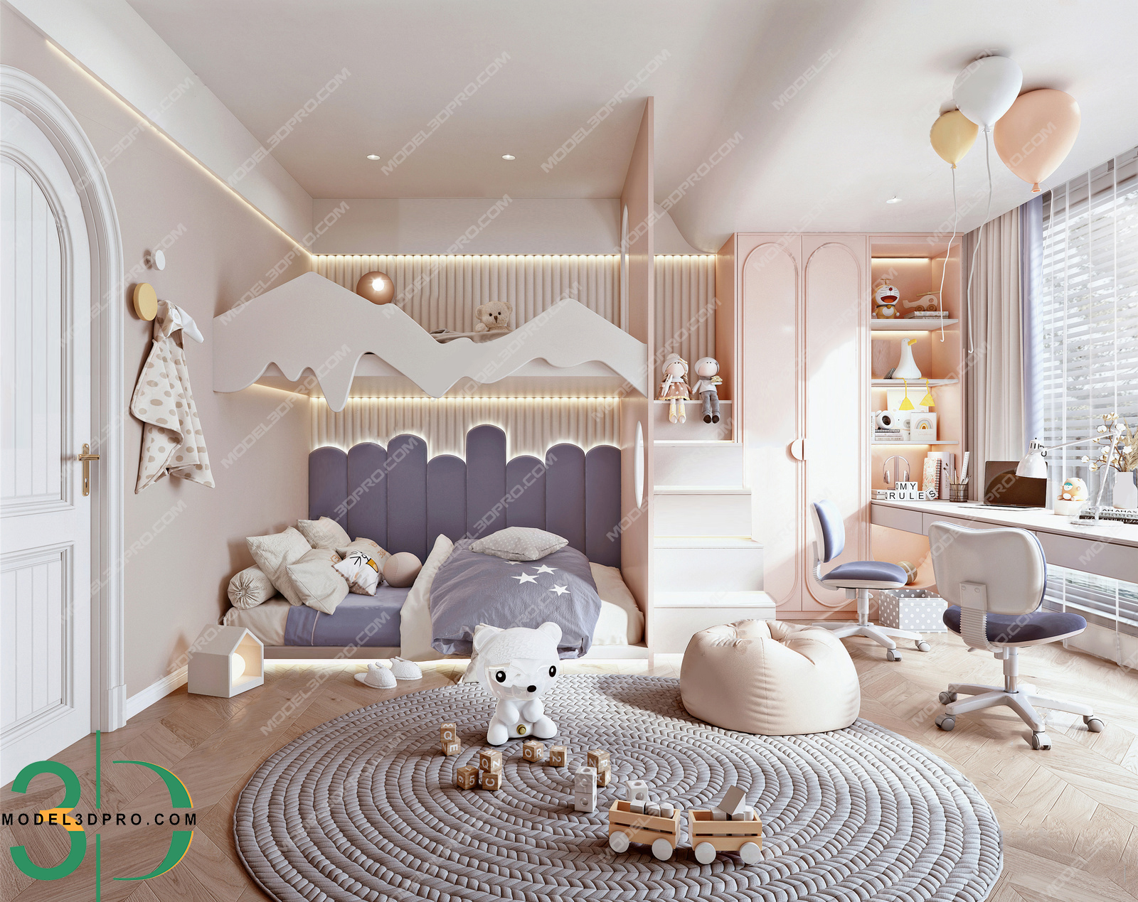 Children'S Bedroom 3D Models for Download
