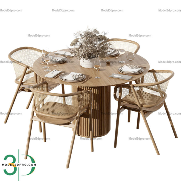 Free Dining table 3D Models