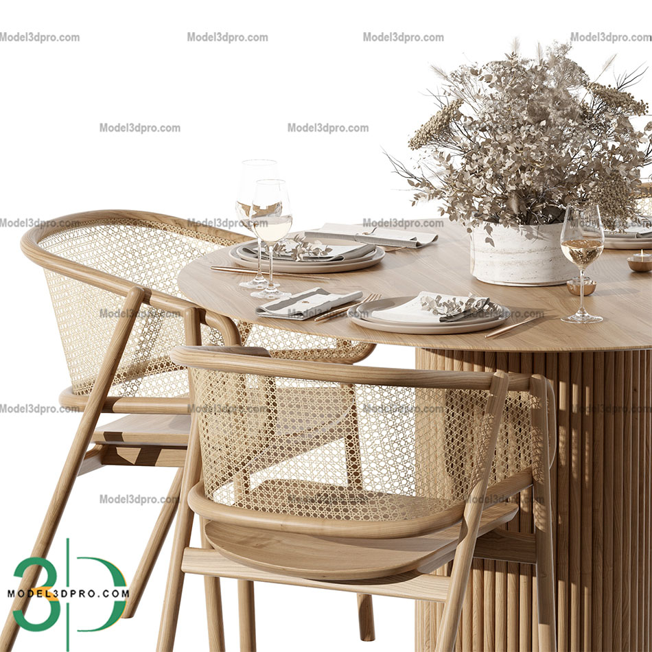 Free Dining table 3D Models