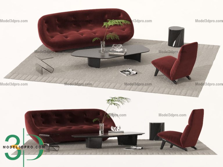 Free Sofa 3D Models for Download