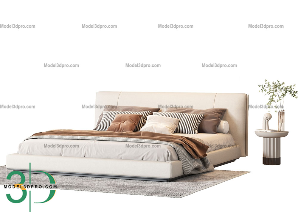 Free Bed 3D Models for Download