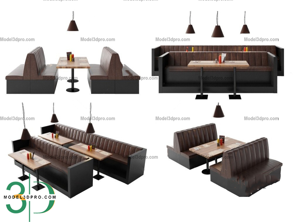 Free Restaurant Chair 3D Models for Download
