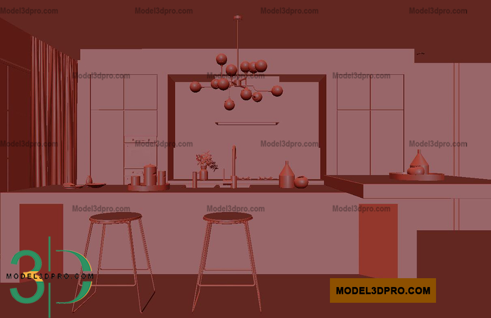 Kitchen Free 3D Models download