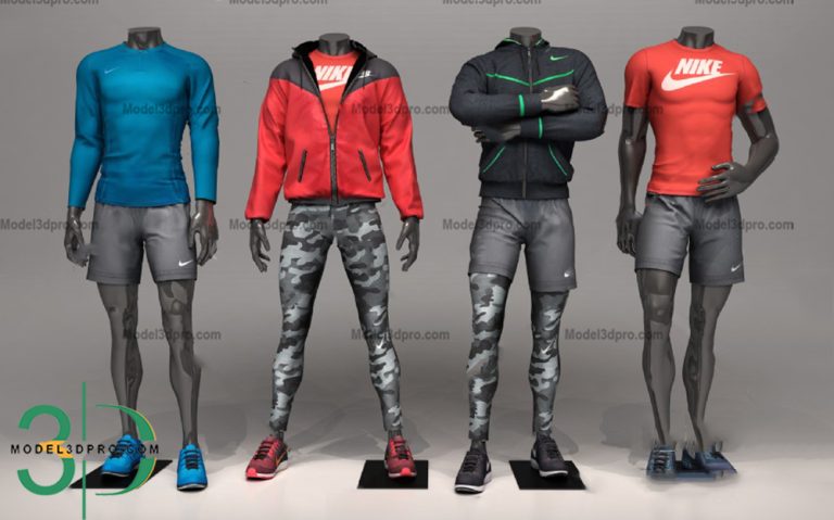 Sportswear 3D models