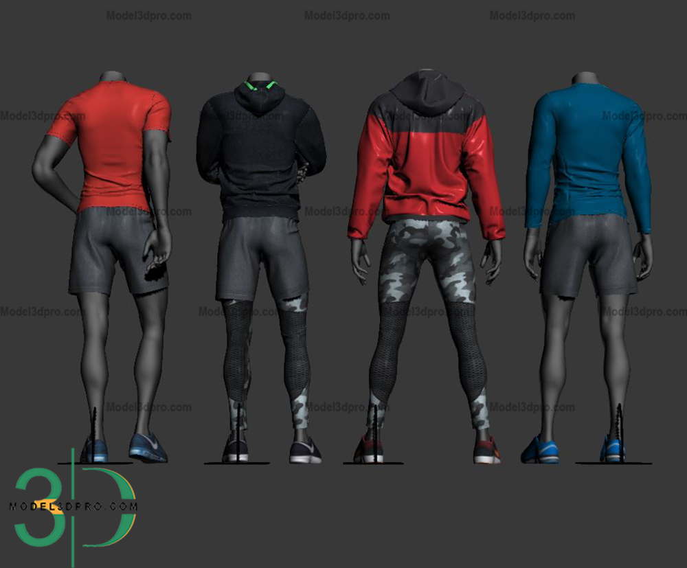 Sportswear 3D models