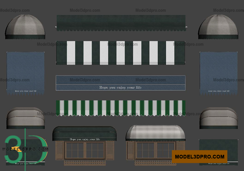 3D Awning Models