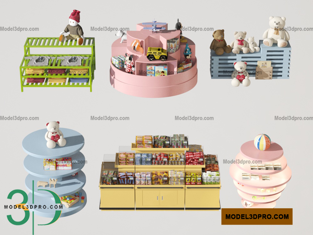 3D Toy-Store Models
