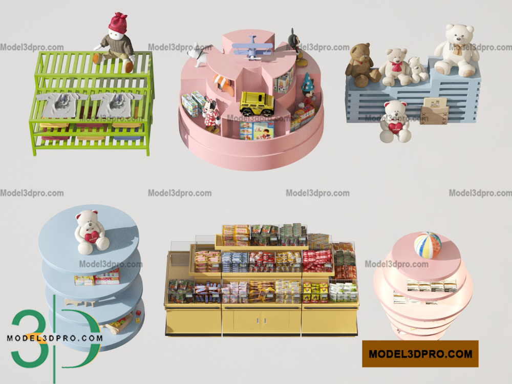 3D Toy-Store Models