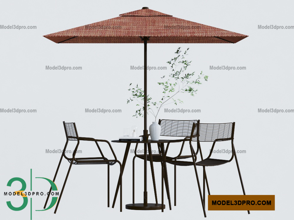 Free Outdoor Chair 3D Models for Download 