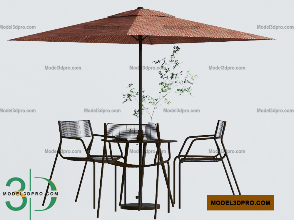 Free Outdoor Chair 3D Models for Download 