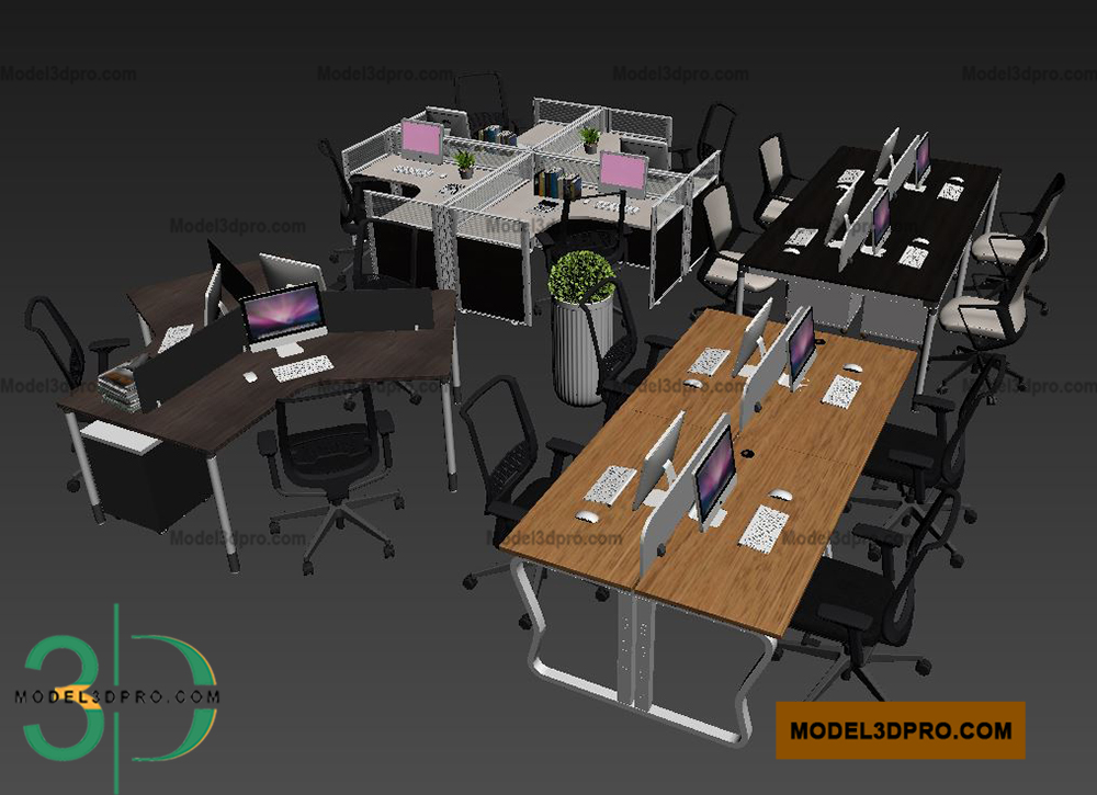 Office Free 3D Models download