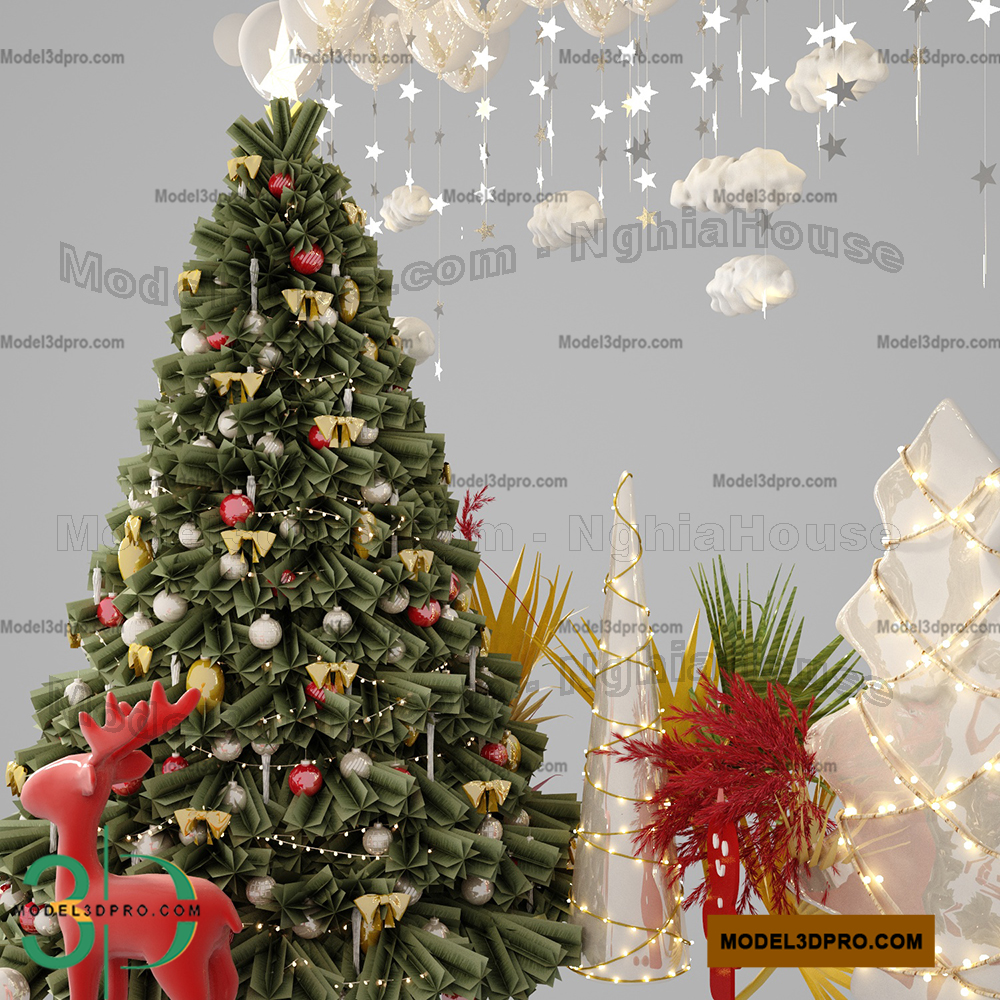 Free Christmas tree 3D Models