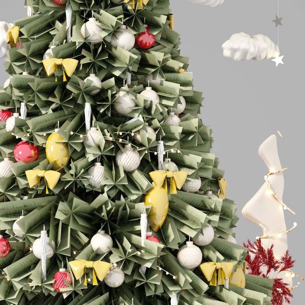 Christmas tree 3D Model Download