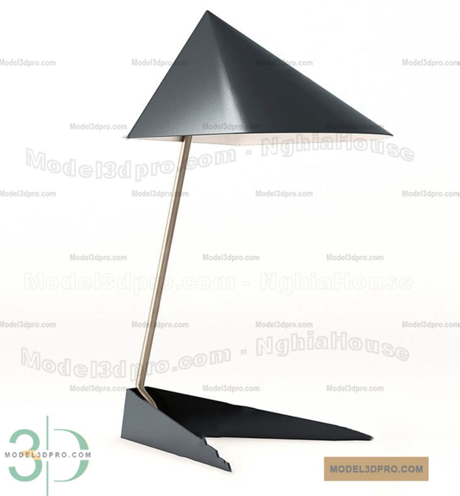 Table lamp 3d model free download