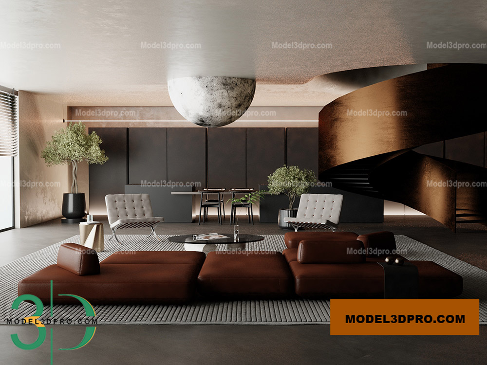 Free Living room 3D Models