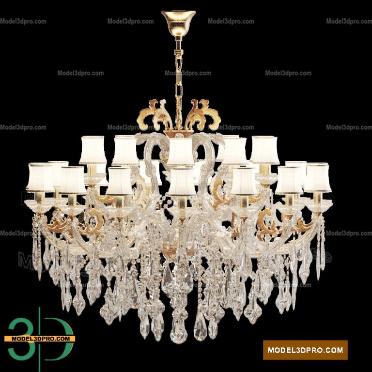 Crystal Chandelier 3D Models for Download