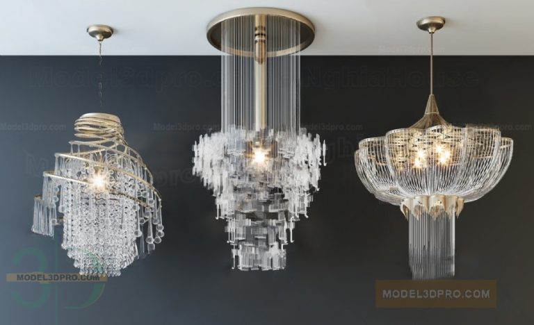 Crystal Chandelier 3D Models for Download519