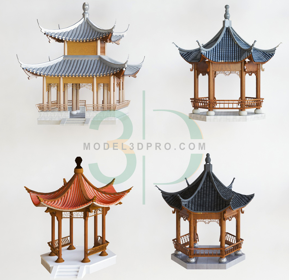 Free Pavilion 3D Models