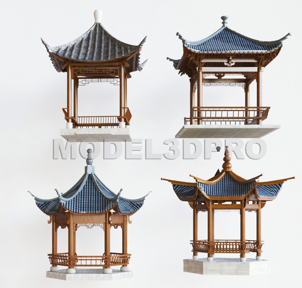 Pavilion 3D Models for Download