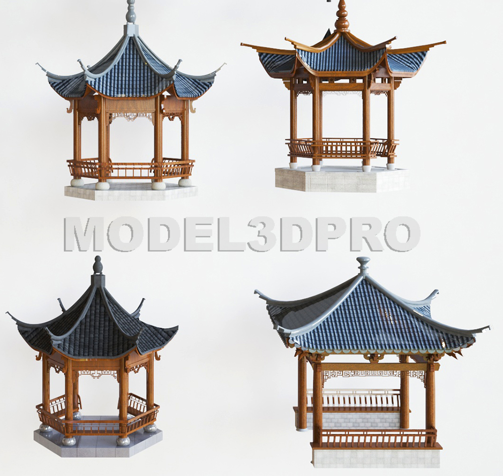 Pavilion 3d models