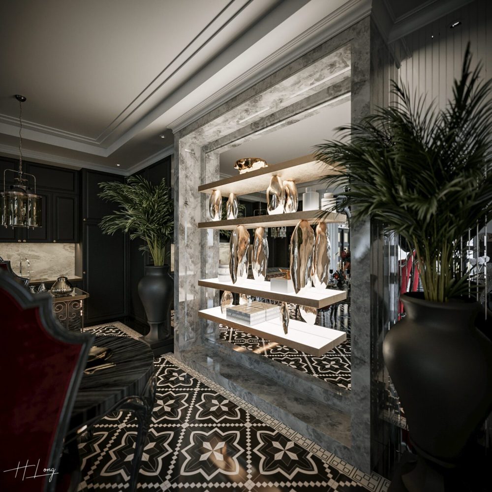 Villa luxury Indochine Style 3dsmax Model Free Download