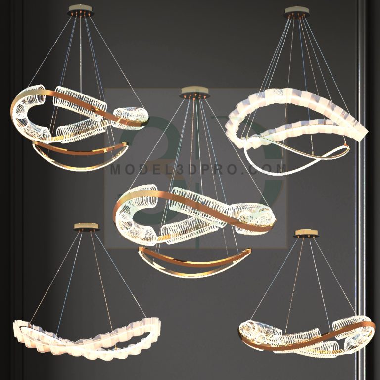 Free Ceiling light 3D Models 11