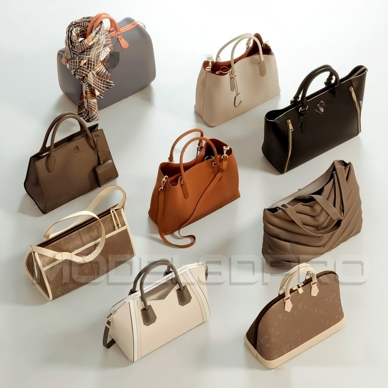 Handbag 3D Models for Download